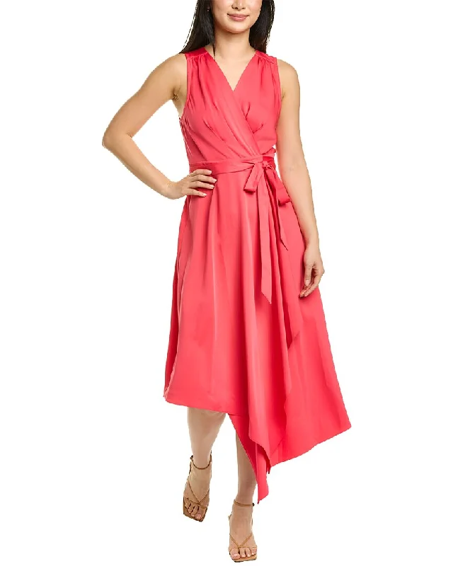 Women's Resort Apparel Casual Elegance BCBGMAXAZRIA Wrap Midi Dress