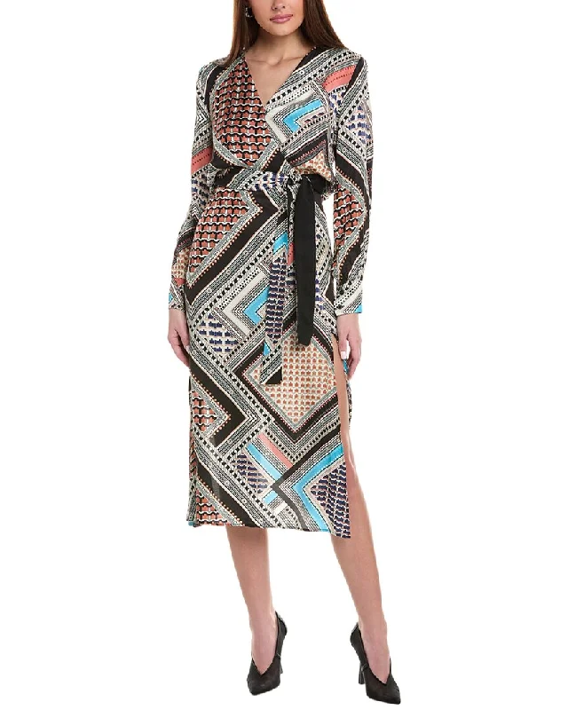 Women's Formal Event Outfit End - of - Month Blowout Reiss Alegra Scarf Print Midi Dress