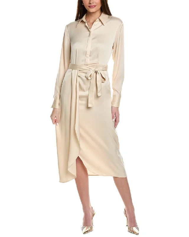 Timeless Women's Clothing Romantic Date - Night Ensemble Reiss Arabella Shirt Midi Dress