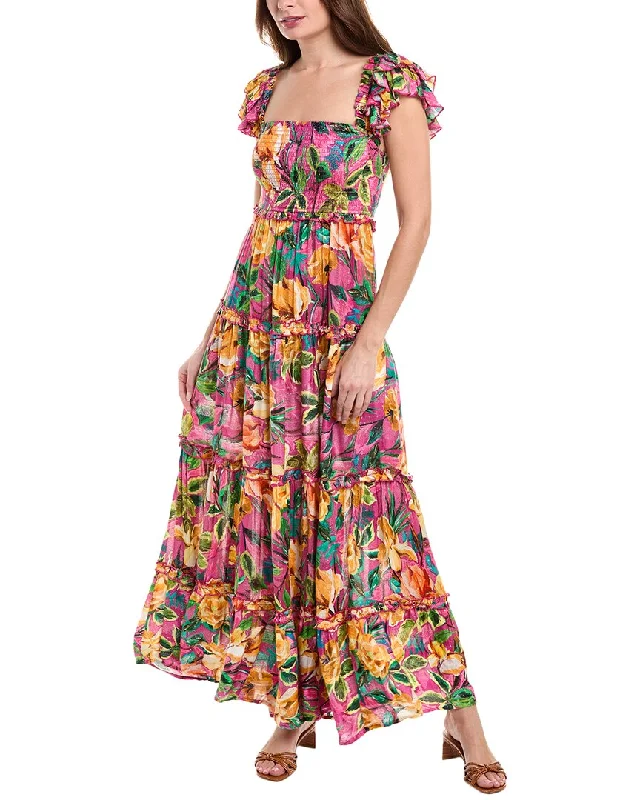 Women's Apparel And Garments Flowy Fabric PQ Swim Victoria Maxi Dress