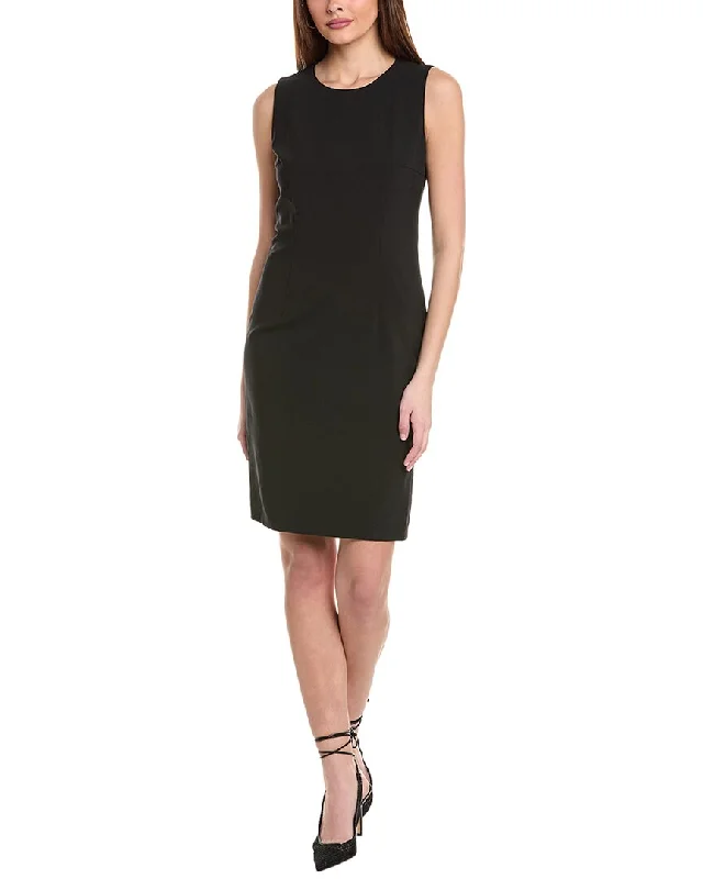 Tailored Clothing For Women Graceful Movement Hugo Boss Dirusa Wool-Blend Midi Dress