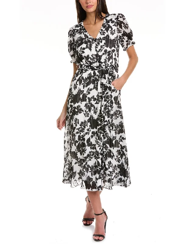 Vintage-Inspired Garments Subtle Sophistication Anne Klein Stella Midi Dress