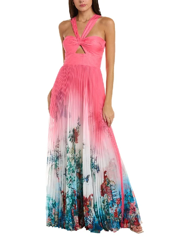 Women's Comfortable Apparel Parisian Effortless Chic Style Marchesa Notte Sleeveless Gown