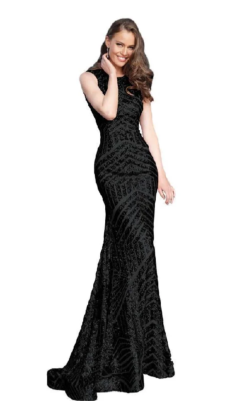 Stylish Women's Garments Subtle Sophistication Jovani 64807 Long Sequin Evening Gown Sale