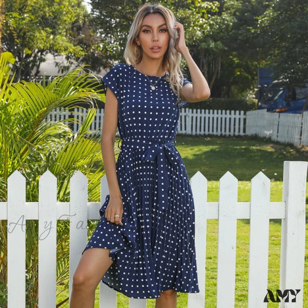 Navy blue dress