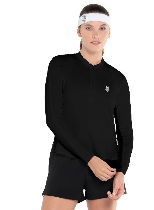 Fashionable Women's Casual Apparel Feminine Soft - Hued Look Excel Zip Long Sleeve