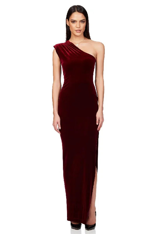 Classic Clothes For Women Chic Allure Nookie Rumi Gown - Wine